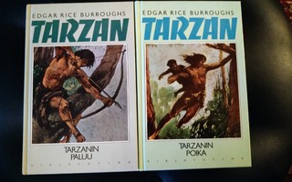 TARZAN - kirjoja  2 kpl (hienot)