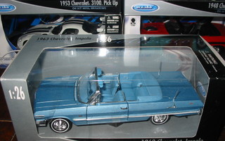 Welly 1/26 -63 Chevy Impala avo MINT
