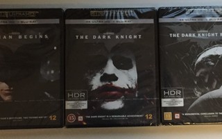 Batman: Yön ritari -trilogia (4K Ultra HD + Blu-ray) UUSI