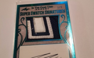19-20 ITG Used Super Swatch Signature SSSDP1 Dion Phaneuf /5