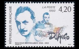 Ranska 2955 ** Jazz-muusikko Django Reinhardt (1993)