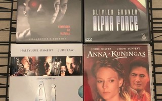 Erä dvd-elokuvia (18 kpl)