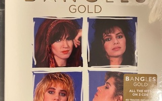 BANGLES - Gold  3-cd Compilation digipak (yhä muoveissa)