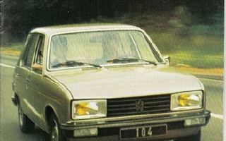Peugeot 104 -esite, 1977