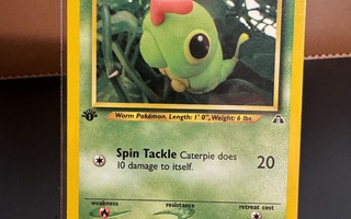 Caterpie 1st edition - common - Neo Discovery