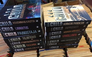 LEE CHILD POKKARIT 14 KPL HYVÄT