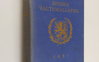 Suomen valtiokalenteri Vuodeksi 1951