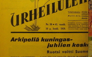 Suomen Urheilulehti Nro 50/1938 (26.10)