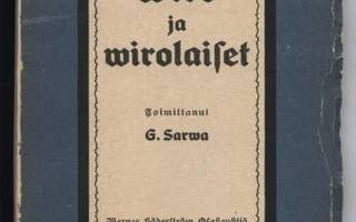 Gunnar Sarwa(toim): Wiro ja wirolaiset nid. 1919