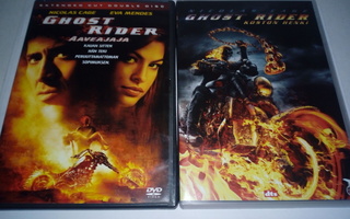 (SL) 3 DVD) Ghost Rider - Aaveajaja 1 & 2 Koston henki