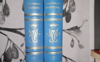 C. G. Mannerheim - Muistelmat I-II - 1.painokset