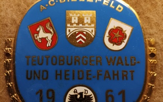 Keulamerkki 1961 saksalainen  ADAC / Bielefeld AC