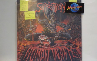 SUFFOCATION - HUMAN WASTE M-/M- GER -91 1ST PRESS 12" EP