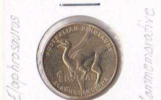 Australia 1 Dollar v.2022 KM#4317 (Australian Dinosaurs)