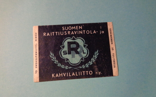 TT-etiketti Suomen Raittiusravintola- ja kahvilaliitto ry