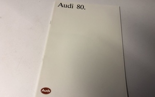 Audi 80 - 1/1987 - esite