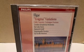 Elgar:Enigma variations-Cello concerto-Davis-Marriner CD