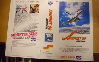 Vhs kansipaperi Fix -AIRPORT '80 ( Sis.postikulut )