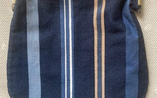 Marimekko : kukkaro , sinisävyinen 17 x 17 cm