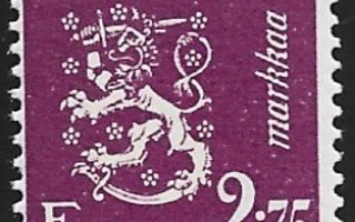 1940 M-30 Leijona 2:75 mk violetti  ** Lape 230 LP Lm2