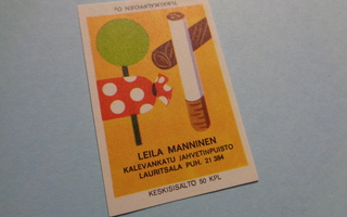 TT-etiketti Leila Manninen, Lauritsala