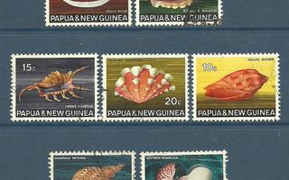 KOTILOT simpukat merieläinaiheinen sarja PAPUA UUSI-GUINEA o