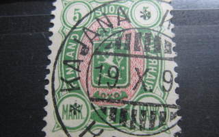 Malli 1889 5 markan merkki loisto Kajana189?