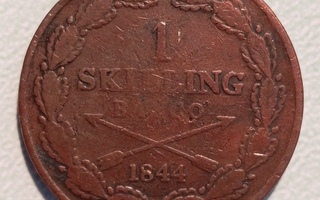 Ruotsi 1 skilling banco 1844