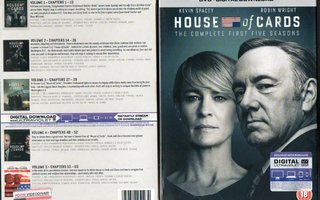 House Of Cards 1-5 Kaudet	(42 457)	UUSI	-GB-	DVD	(5kot+p)	(2