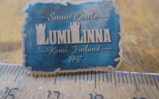 Snow Castle Lumilinna Kemi Finland 1997 pinssi