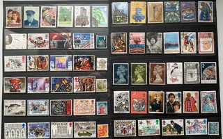 Iso-Britannia postimerkkejä 313kpl - erilaisia