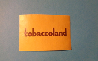 TT-etiketti Tobaccoland