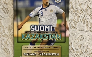 Käsiohjelma: Suomi- Kazakstan. EM-karsinta 2007.