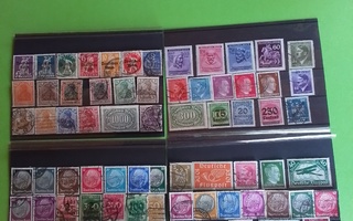*Vanhoja Saksalaisia postimerkejä 4 pienellä kortilla* kts.