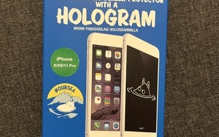 Muumi Panssarilasi Hologrammilla IPhone X/XS/11 Pro