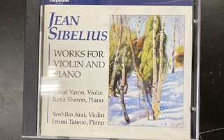 Sibelius - Works For Violin And Piano CD