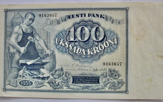 Viro Eesti Estonia 100 krooni 1935 HYVÄ
