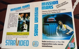 VHS kansipaperi Mission Mars