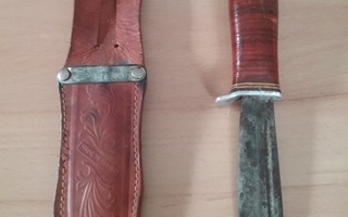 Vintage Iisakki puukko+tuppi