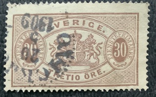 Ruotsi, 30 öre tretio öre 1881 Sverige vanha postimerkki 