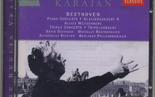 BEETHOVEN / KARAJAN: Pianokonsertto No. 4 et al – 1996 RM CD