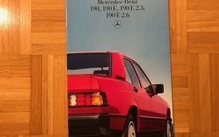 Esite Mercedes W201 190 - 190 E - 190 E 2.3 - 190 E 2.6,1986