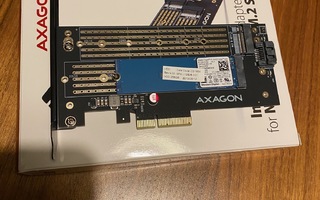 256GB SSD + NVMe + NGFF M.2 -adapteri, PCIe 4.0 x4 + SATA