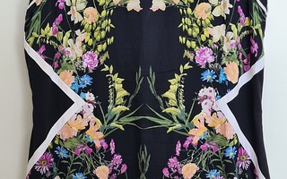 Anna Field kukkakuosinen hihaton mekko koko 44