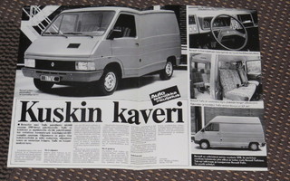 1981 Renault Trafic paku esite - KUIN UUSI - suom