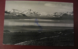 Kilpisjärvi. Kulkenut  v1954. Mustavalkoinen