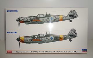 Bf-109 G-6 Finnish air force aces combo  1/72