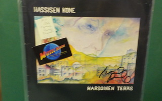 HASSISEN KONE - HARSOINEN TERÄS M-/EX+ LP + NIMMARI!!!