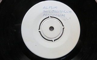 actum philosophicum fennicum ep: UF-1 1969, 1 puol. koelevy!