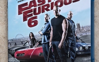 Fast & Furious 6, blu-ray. Naarmuton
